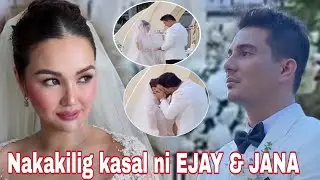 EJAY FALCON & JANA ROXAS nakakilig ang wedding #ejayfalcon #janaroxas #wedding
