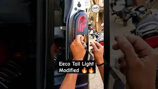 Eeco Tail Light Modified 🔥🔥🔥 #shorts #carsticker #eecomodified #modified #sticker #radium