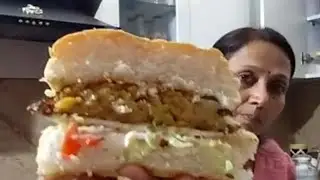 DAILY DAAWAT is live बच्चो का फेवरेट वेज बर्गर 