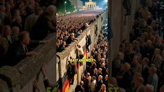 The Fall of the Berlin Wall: America&rsquo;s View 🗽🧱 #Shorts #History#usa