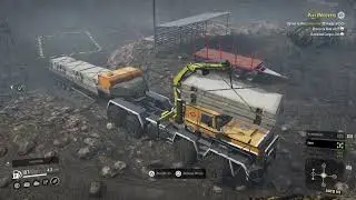 SnowRunner NG+  Taymyr  Zimnegorsk Bridge & Pier Recovery with the PLAD 450