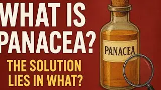 What is Panacea? Ths Solution Lies in What??