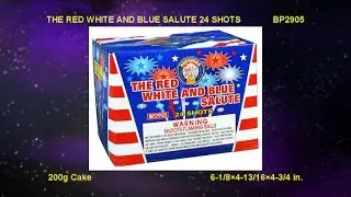 BP2905 The Red, White and Blue Salute / 200g cake