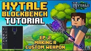Hytale blockbench model making tutorial (Ep. 2 Making a Custom Weapon)