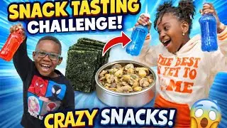 Kids Try New Snacks 🍭🍪 | Fun Snack Taste Test Challenge | Koffi Kidz