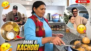 MUMMY JI NE BANAYE BHANG KI KACHORIYA 😃￼￼