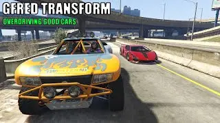 GTA V GFred Transform Race - VERY APPROPRIATE VEHICLE CHOICES, CLOSE CALL AT THE FINISH LINE