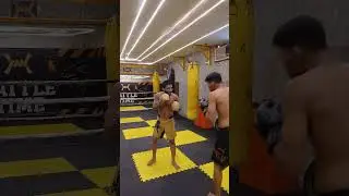 Round 2 || sparing session technical boxing spiring Lionheart vs the golden knight #sport #boxing 