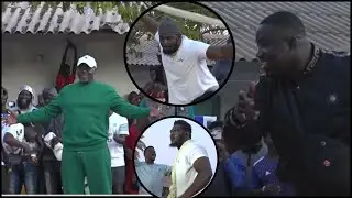 Touss open press Lac Rose - Tapha Gueye et Gris Bordeaux démontrent leurs grands talents de danseur