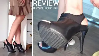 ●Распаковка и обзор● Туфли на платформе с открытым носком Nine West