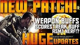 COD AW | NEW HUGE PATCH | Weapons & Scorestreaks Buff | ASM1 NERFED!? (COD AW PATCH 2015)