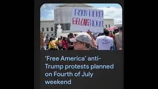 Free America Protest 4th of July 2025