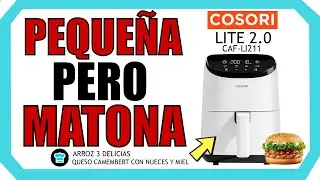 🧀 Probamos la COSORI LITE 2.0 CAF-LI211 🍚 &iquest;ES RECOMENDABLE esta AIRFRYER MINI? Opiniones y review