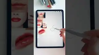 ✍🏼 Lips - 1 . app #procreate #howtodraw #ipadproart #lips #vallegacademy #art #miami