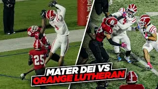 Mater Dei Dominates Orange Lutheran! | Dixon-Wyatt Shines In PHYSICAL Matchup!
