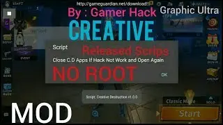 Creative Destruction Hack Game Guardian