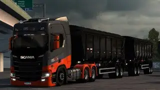 EURO TRUCK SIMULATOR 2 | Mapa RBR  Online | Continuando O Progresso | MSLOG Company | Vers&atilde;o 1.55