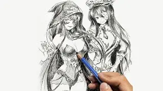 Details on how to draw Brave Nine & Puzzle - Celia
