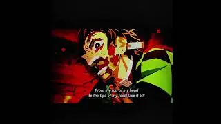 First time tanjiro aweak his demon slayer mark 🥶 #viralshorts
