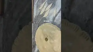 Carving Pie Crust Leaves without Cutter!#recipeindescription #piecrust#pie#design#ideas#mzsaq#shorts