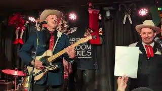 Deke Dickerson, Jittery Jack, and Amy Griffin performing 
