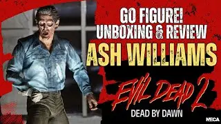 NECA ASH WILLIAMS EVIL DEAD 2 DEAD BY DAWN 1/10 scale figure unboxing and review