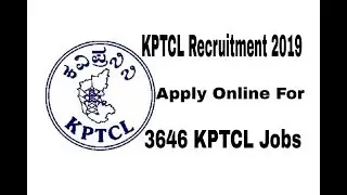 KPTCL Recruitment 2019: Apply Online For 3646 KPTCL Jobs