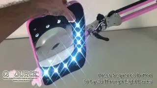 O.C. White Green-Lite LED Magnifier in 