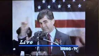 WBNG News Tim Grippen Interview 1988 - Democratic Presidential Primary in Binghamton