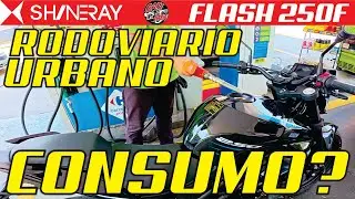 Consumo da Shineray Flash 250F #shineray #flash250 #250f