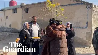 Reunited families celebrate as Syrian rebels return home to Damascus