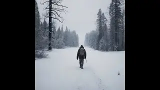 Extreme Bushcraft Camping: Building a lean-to Shelter in -10&deg;C ❄️