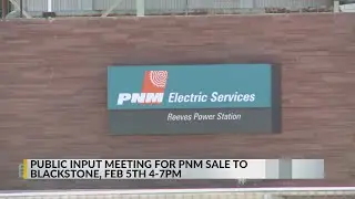 PNM holds public comment hearing on Blackstone acquisition