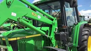 2001 john deere 6210 premium ex environment tractor 1400 hours