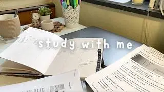 STUDY WITH ME 📖 | 2-Hour planning & physics study session (no music, no break, productive focus)
