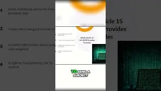 This GDPR Right Changes Everything #Article15 #Privacy #DataRights