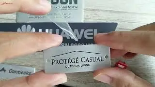 how many installation methods for aluminum label-Alice