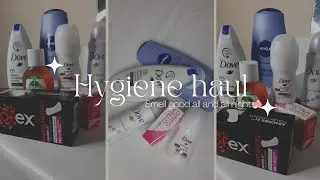 Hygiene haul🧼 || Detailed how to smell good all day all night || Hygiene tips and products