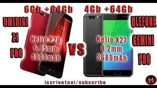 Umidigi Z1 Pro VS Ulefone Gemini Pro