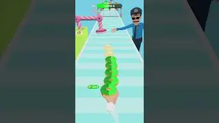 Donut Stack: Run Race 3D Level 6 #Shorts