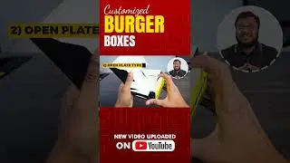 Customised Burger Box Full Video Learn About Different Options and Types Tips & Tricks With VpBoxes