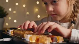 Girl typing honey keyboard asmr #follow #foryou #girl