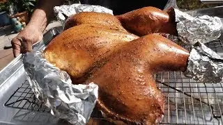 How I Brine and Smoke a Turkey!