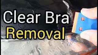 How to remove clear Bra from your car