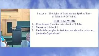 1.11.26 Sunday Morning Bible Class