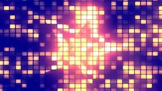 Shiny Star Party Flashing Lights at Home Disco Night Neon Video Background