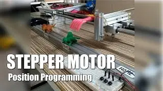 Stepper Motor Position Control with Pushbutton Switches Programming