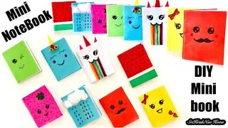 DIY Mini Notebook/Origami Mini Book/Mini Paper Book/#mininotebook/#paperbook/#origamiminibook/#craft