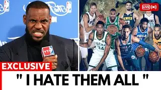 At 40, Lebron Jems Names Six NBA Players He Hated Most