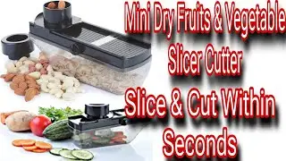 Amazon mini Slicer & Cutter|Unboxing & Review|How to Use Mini Slicer & Cutter|Ganesh Compact Slicer